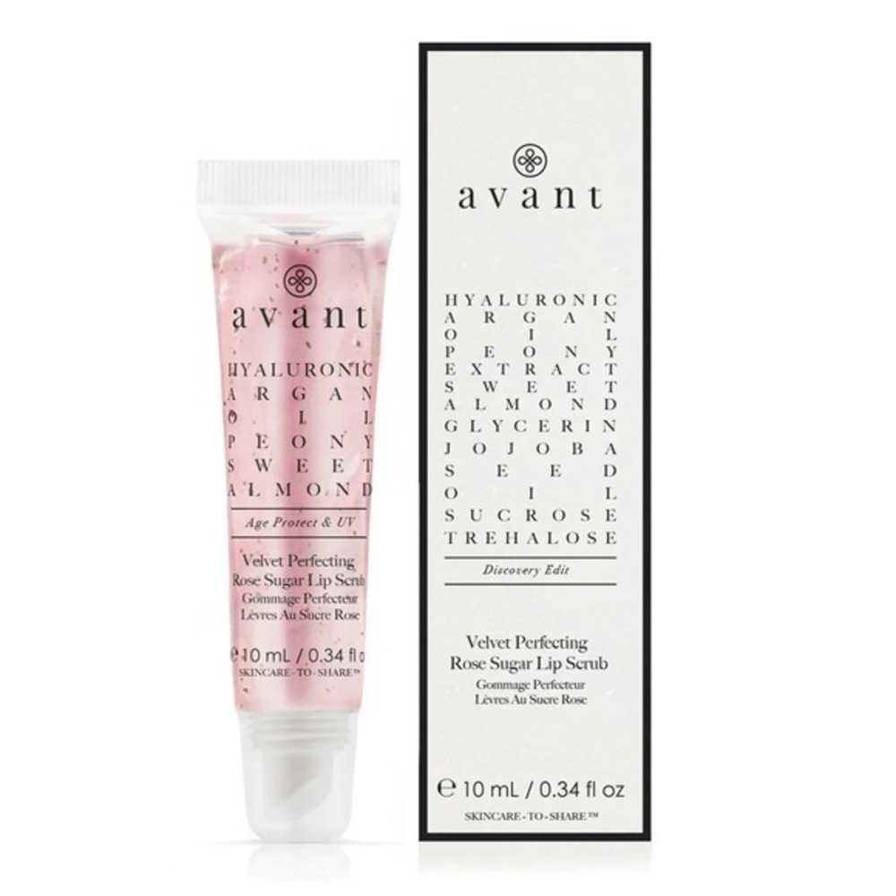 Avant Velvet Perfecting Rose Sugar Lip Scrub- brand new